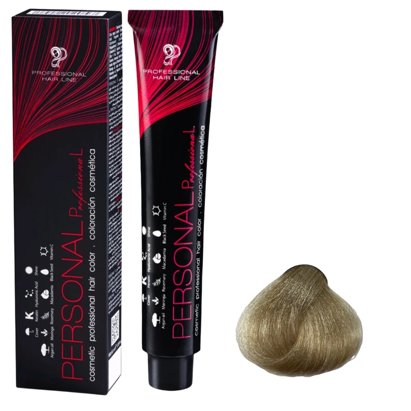 رنگ مو پرسونال پی ال شماره 8.15 حجم 100 میلی لیتر رنگ بلوند شنی روشن