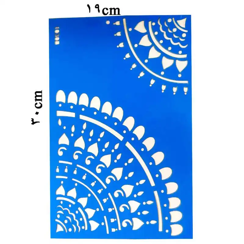 شابلون طرح نیم دایره کد Fr1030B