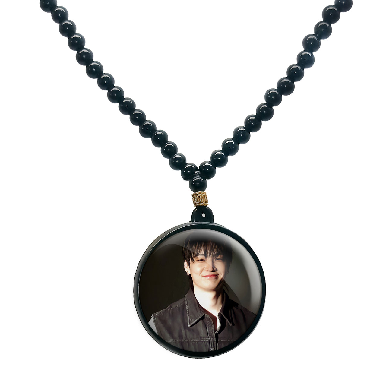 گردنبند پرمانه طرح GOT7 کد pmd.19185 مدل دو طرفه