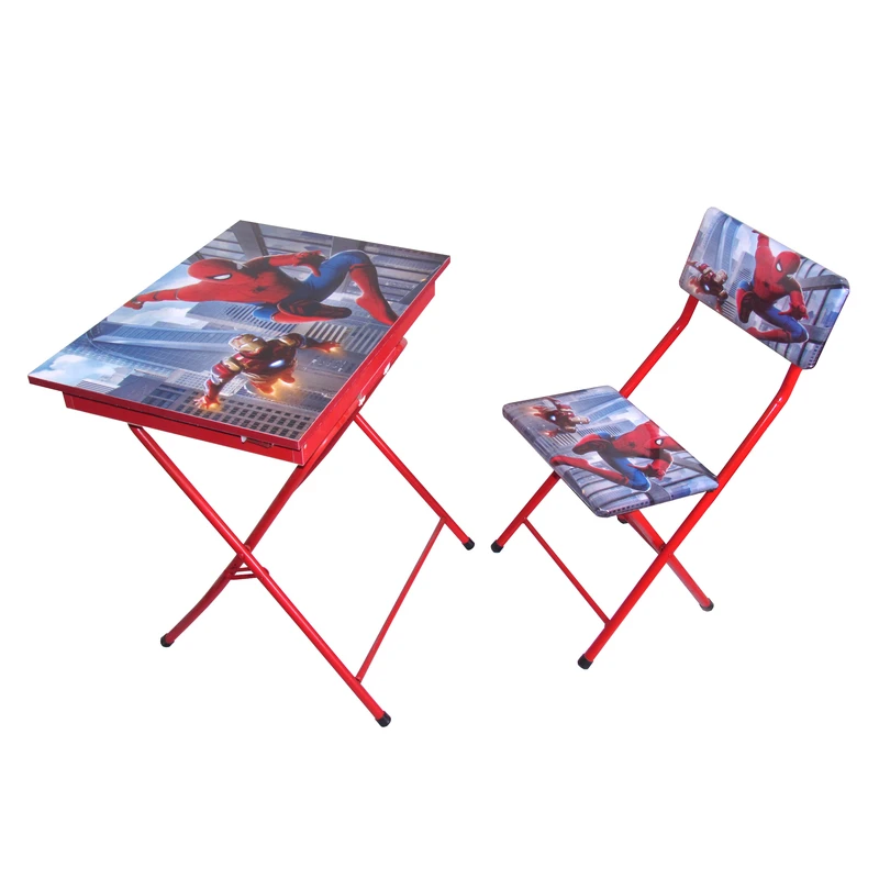 ست میز تحریر کودک و صندلی میزیمو مدل مرد عنکبوتی 2 کد 51