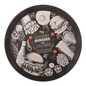 سینی بدون دسته مهروز مدل 6003 طرح Cold Beer سایز 36*36 سانتی متر