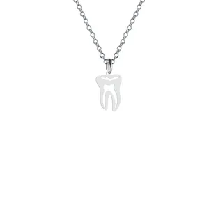 گردنبند نقره زنانه هایکا مدل دندان کد n.ha2-240