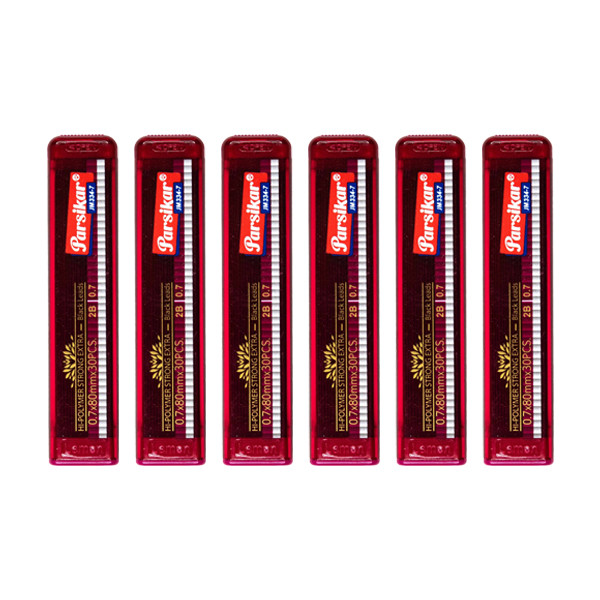 نوک مداد نوکی 0.7 میلی متری پارسیکار مدل JM334 کد AT-129-4 بسته 12 عددی