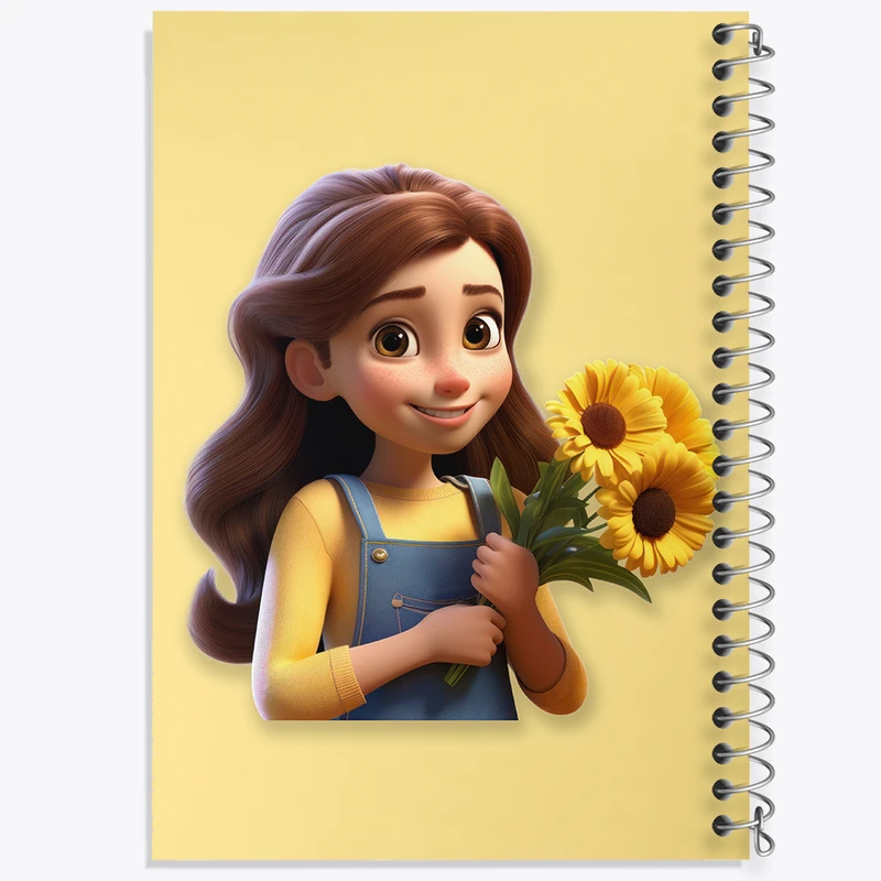 دفتر نت موسیقی 50 برگ خندالو مدل دخترانه کد N747