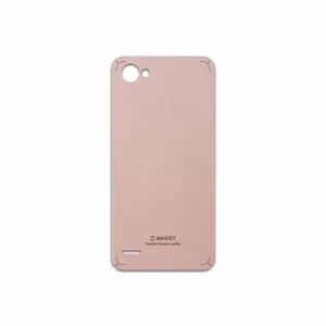 MAHOOT Rose Gold Leather Cover Sticker for LG Q6