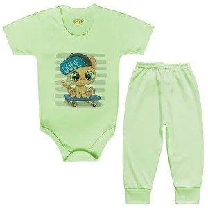 ست بادی و شلوار نوزادی کارانس مدل BSTG-3201