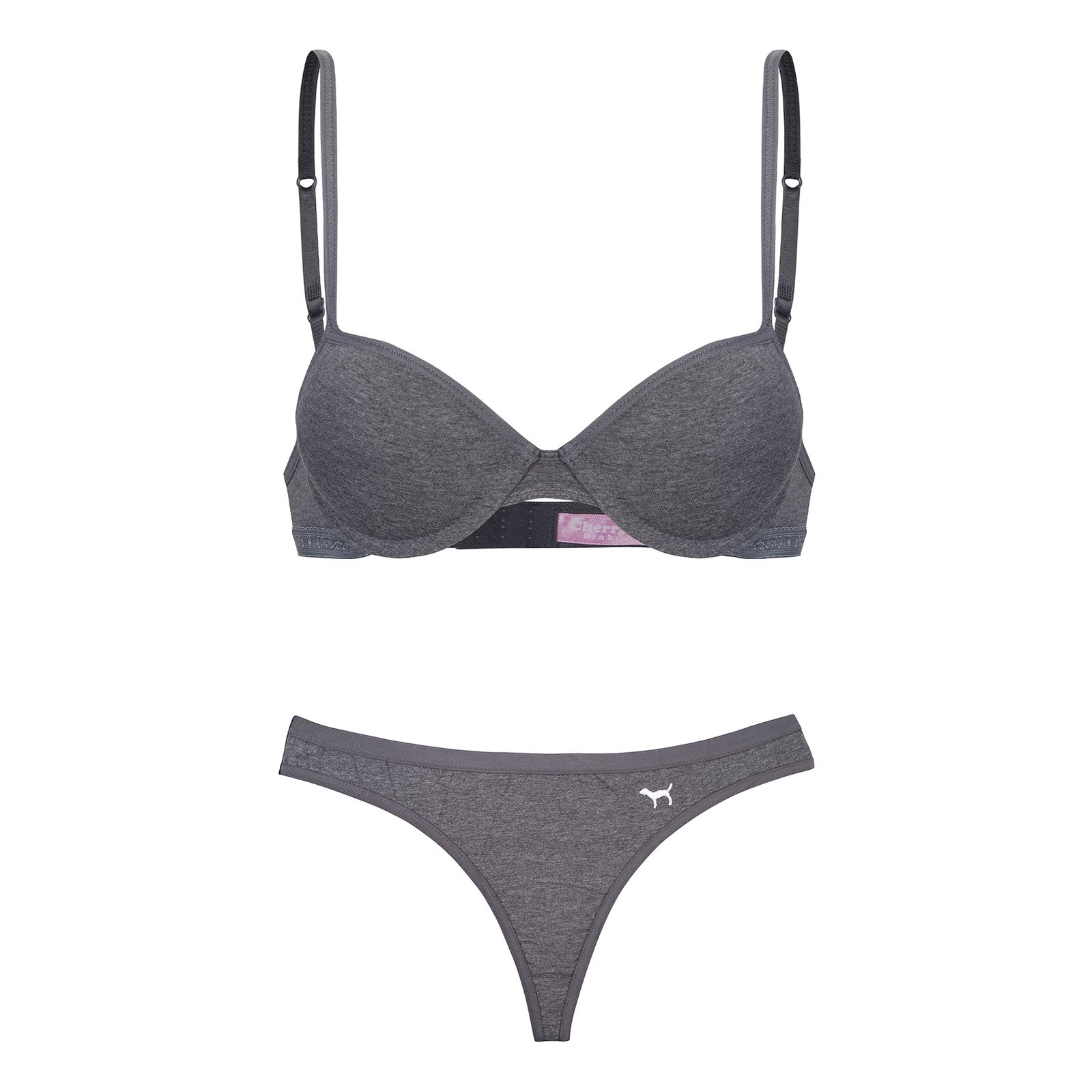 ست شورت و سوتین زنانه چری پینک مدل GY-Backless -  - 1