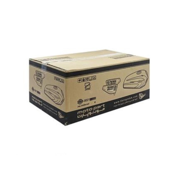 باک موتور سیکلت تیزرو پارت مدل کاستوم 84 WHT مناسب برای هوندا CDI به همراه قاب بغل
