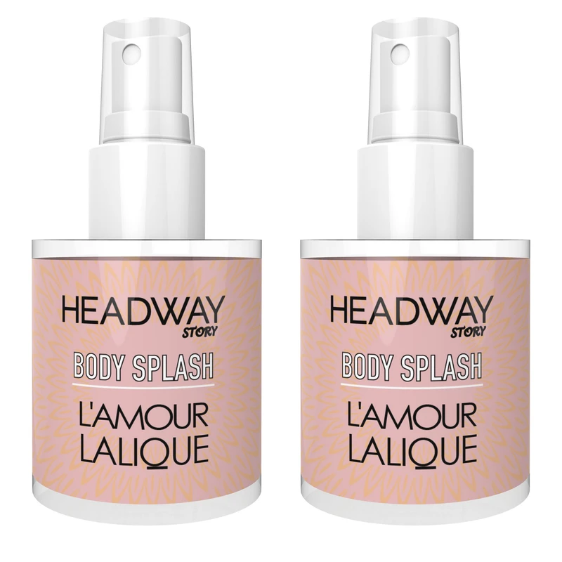 بادی اسپلش زنانه هدوی استوری مدل لالیک لامور حجم 90 میلی‌ لیتر مجموعه دو عددی