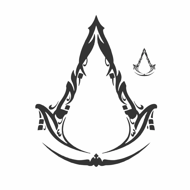 برچسب کنسول بازی مدل ASSASIN کد VG02 بسته 2 عددی