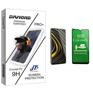 JF Diamond glass Ceramics Screen Protector For Xiaomi شیائومی Poco M3