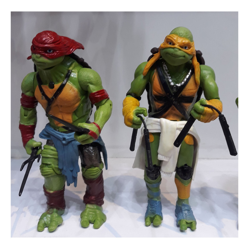اکشن فیگور مدل لاک پشت های نینجا مفصلی مجموعه 4 عددی