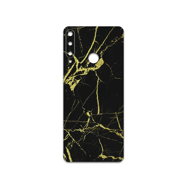 برچسب پوششی ماهوت مدل Graphite-Gold-Marble مناسب برای گوشی موبایل هوآوی Y6p