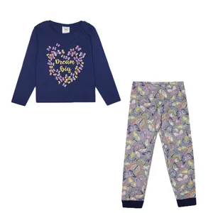 ست تی شرت و شلوار دخترانه پوکو پیانو مدل 0077