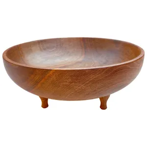 کاسه چوبی مدل 3 پایه k2511