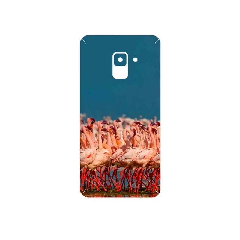 برچسب پوششی ماهوت مدل Flamingo مناسب برای گوشی موبایل سامسونگ Galaxy A8 2018