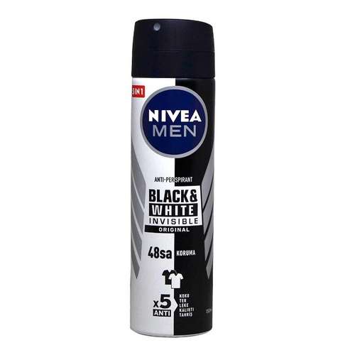 اسپری ضد تعریق مردانه نیوآ مدل  Black White Koruma حجم 150 میلی لیتر