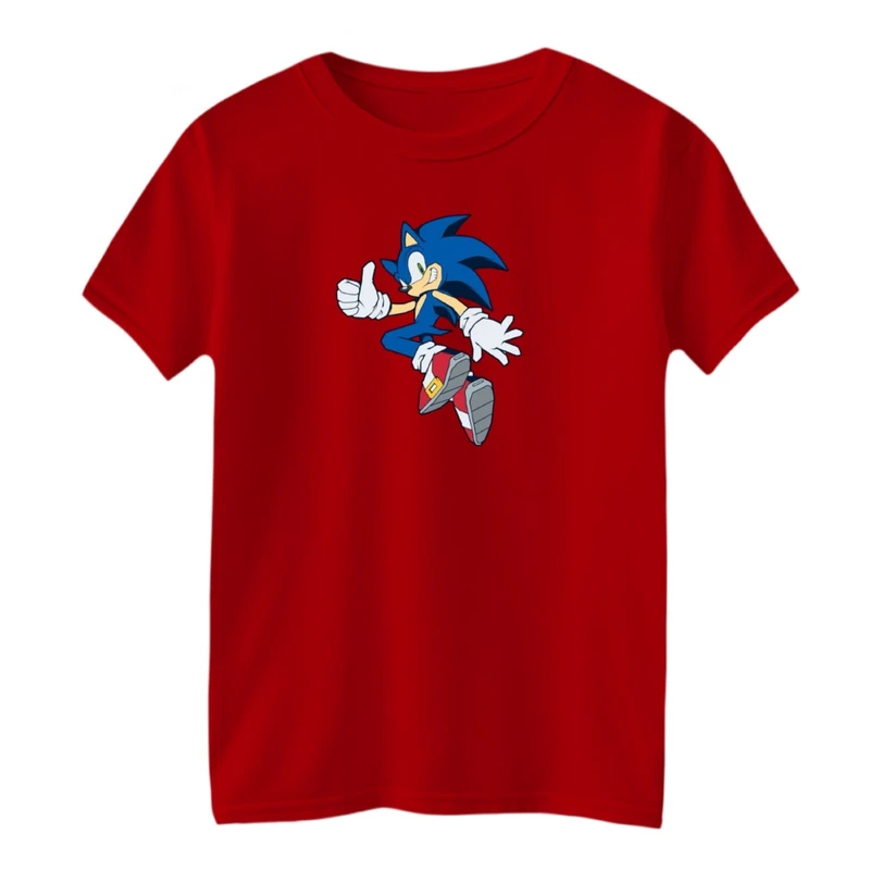 تی شرت آستین کوتاه بچگانه مدل سونیک کد04