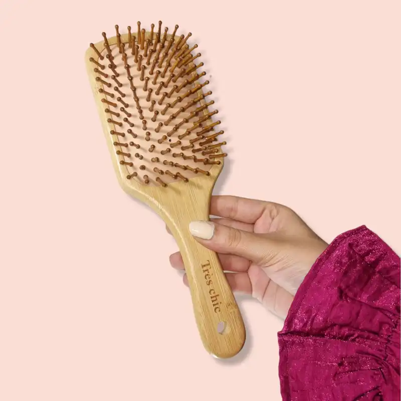 برس مو ترسچیک مدل چوبی بامبو 00