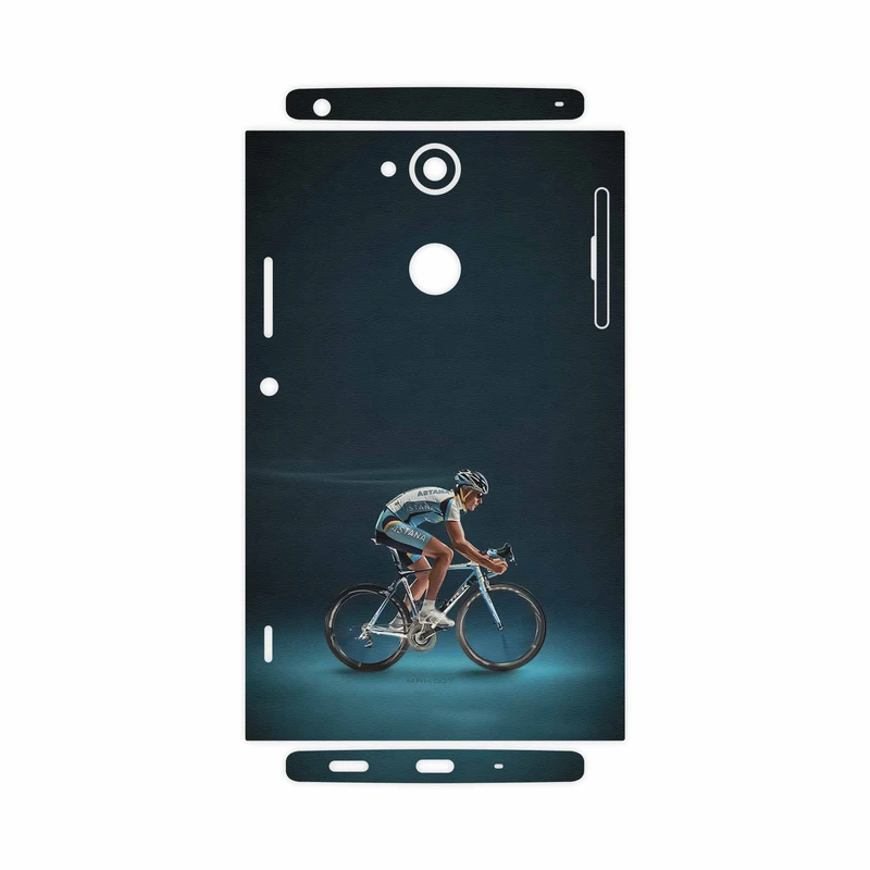 برچسب پوششی ماهوت مدل Road cycling-FullSkin مناسب برای گوشی موبایل سونی Xperia XA2