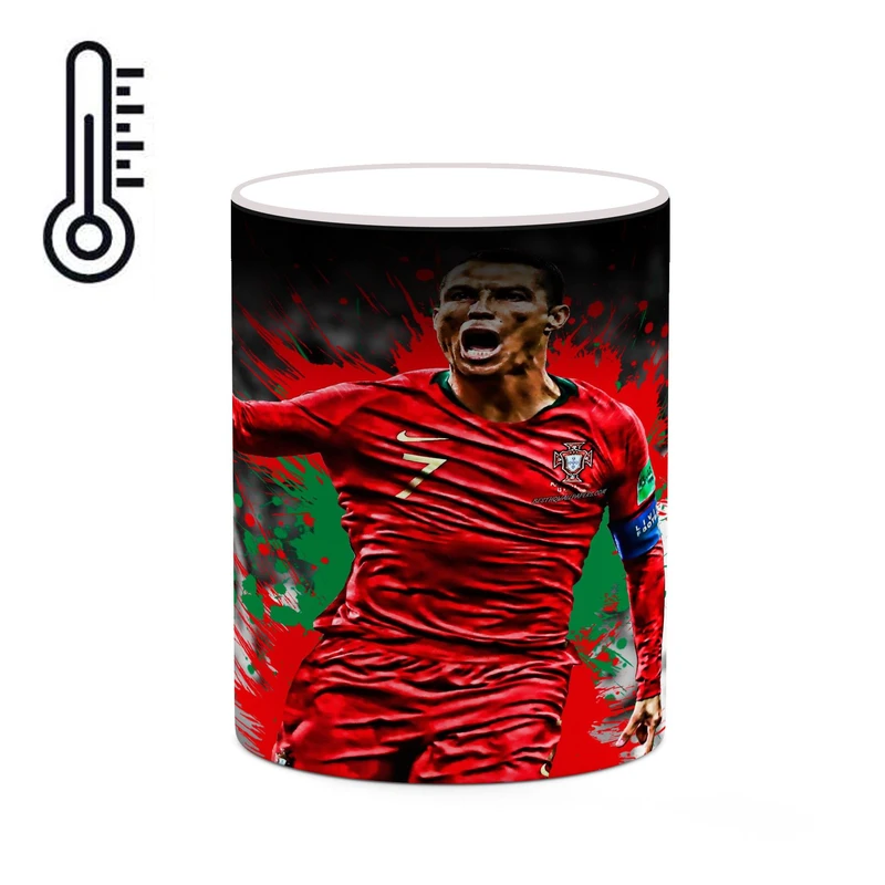 ماگ حرارتی کاکتی طرح Ronaldo رونالدو مدل mgh42968