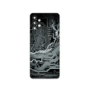 MAHOOT Black-Printed-Circuit-Board Cover Sticker for Samsung Galaxy M32 5G