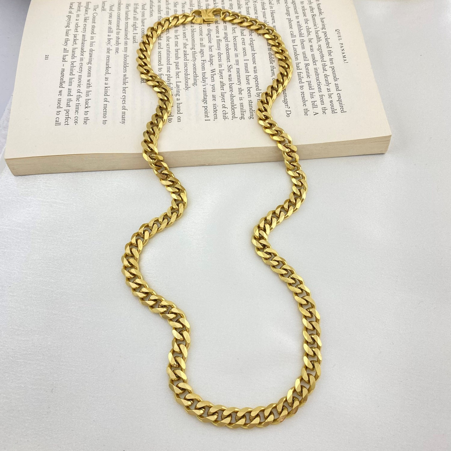 زنجیر مردانه مدل کارتی کد N4467