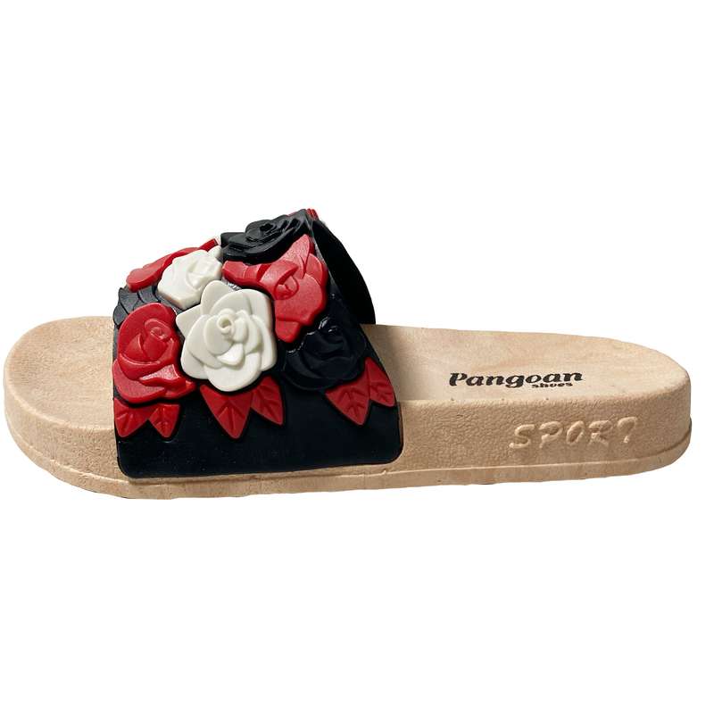 دمپایی زنانه مدل P1-roz-BKRD