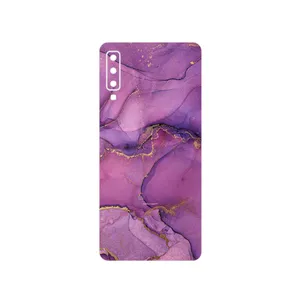 MAHOOT Purple Marble Cover Sticker for Samsung Galaxy A7 2018