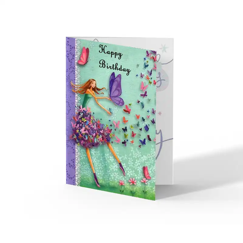 کارت پستال کاف پستال طرح تبریک تولد کد Kaf_1061