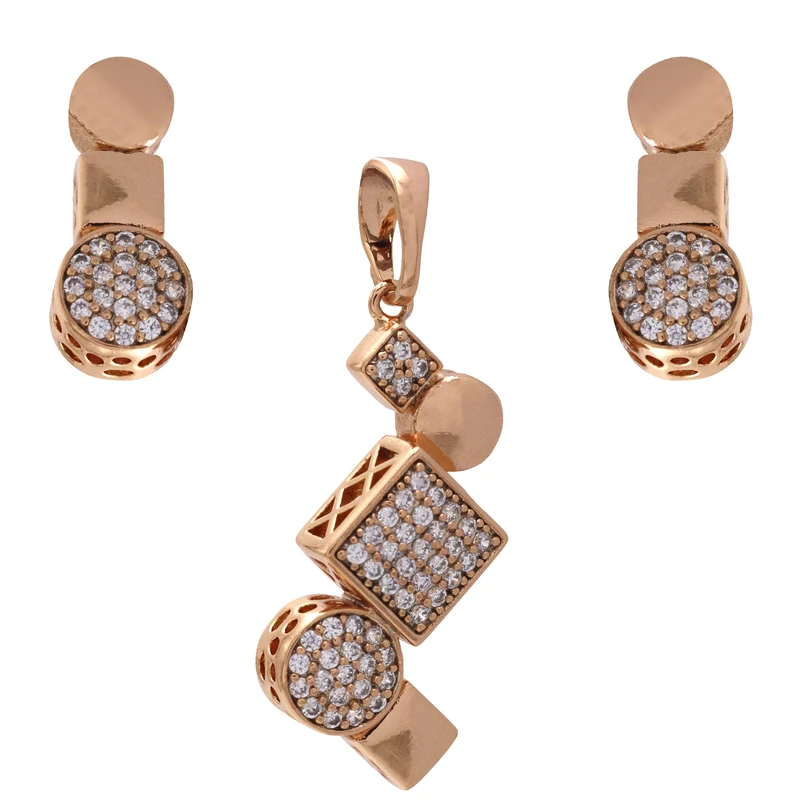 نیم ست زنانه ژوپینگ مدل دایره و مکعب کد THS 04