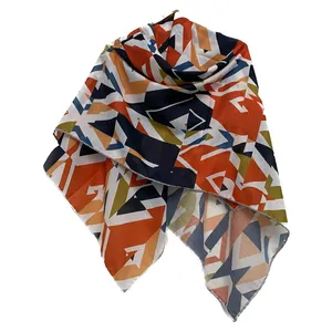 روسری زنانه مدل نخی چهارفصل قواره بزرگ کد 1842