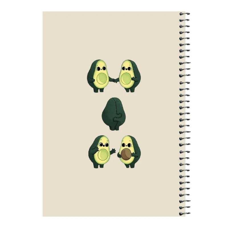 دفتر مشق 80 برگ اس جی مدل آووکادو   