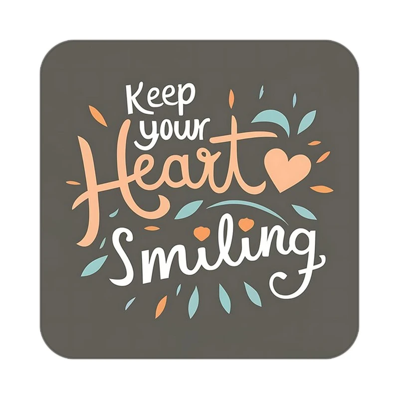 زیر لیوانی کاکتی طرح جملات انگیزشی و مثبت مدل mp24547