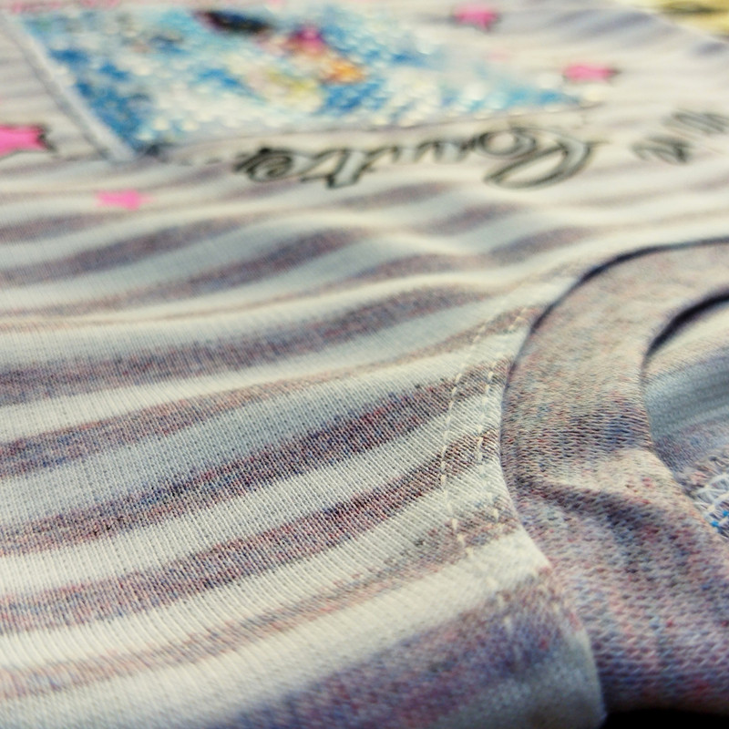 ست تی شرت و شلوار دخترانه مدل GSTFROZENV