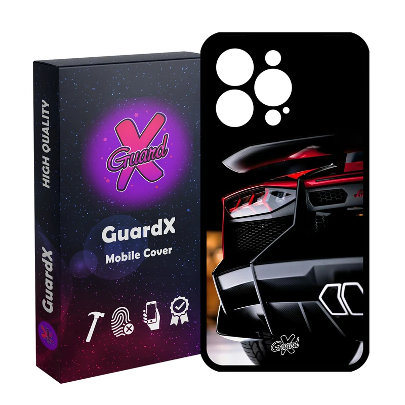 کاور گارد ایکس طرح Lamborghini مدل Glass10336 مناسب برای گوشی موبایل اپل iPhone 13 Pro