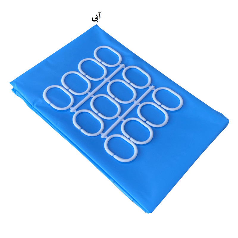 پرده حمام کد PH315 سایز 180x180 سانتی متر