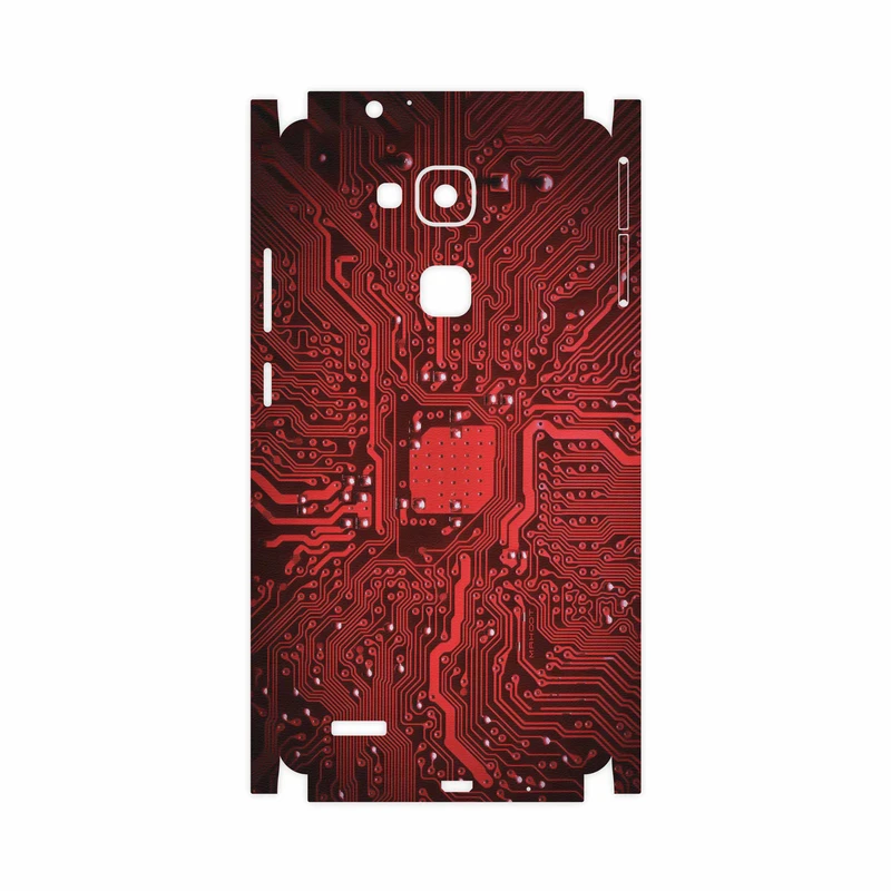 برچسب پوششی ماهوت مدل Red Printed Circuit Board-FullSkin مناسب برای گوشی موبایل هوآوی Mate 7