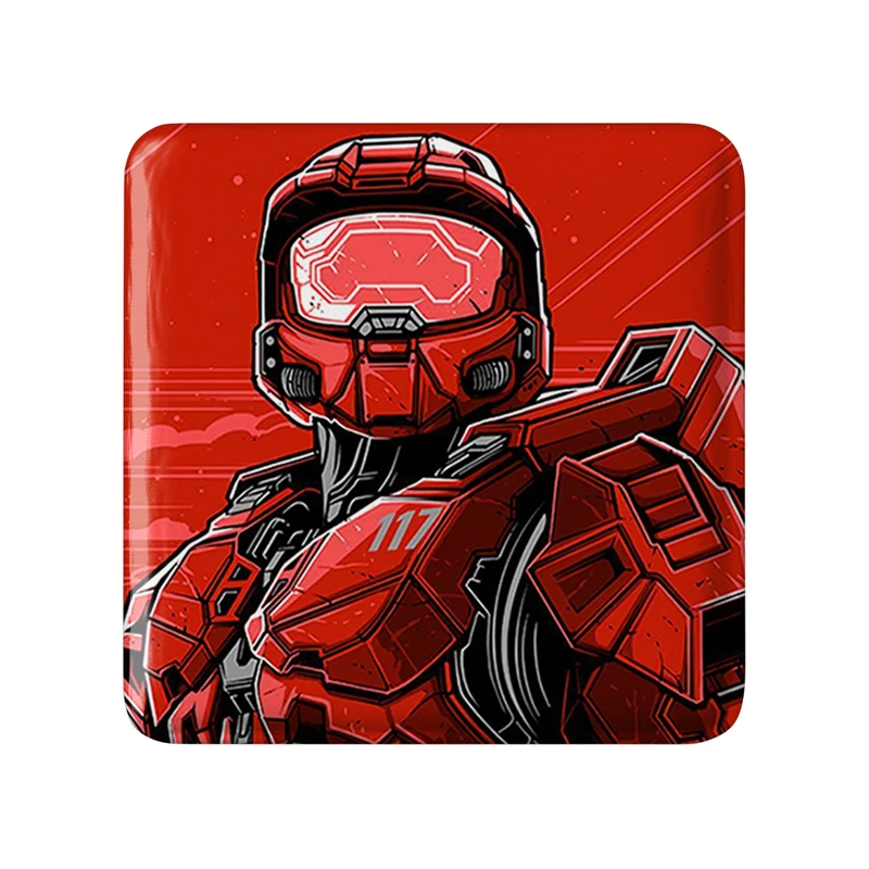 پیکسل خندالو طرح بازی هیلو (Halo) مدل مربعی کد 31507