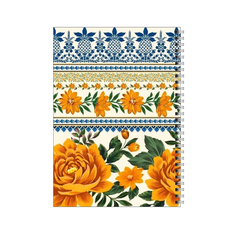 دفتر مشق 80 برگ بامبیلیپ طرح پارچه گلدار کد 8294274