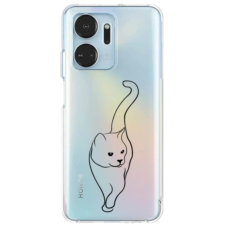 کاور مگافون طرح گربه مدل C60-B مناسب برای گوشی موبایل آنر X7A