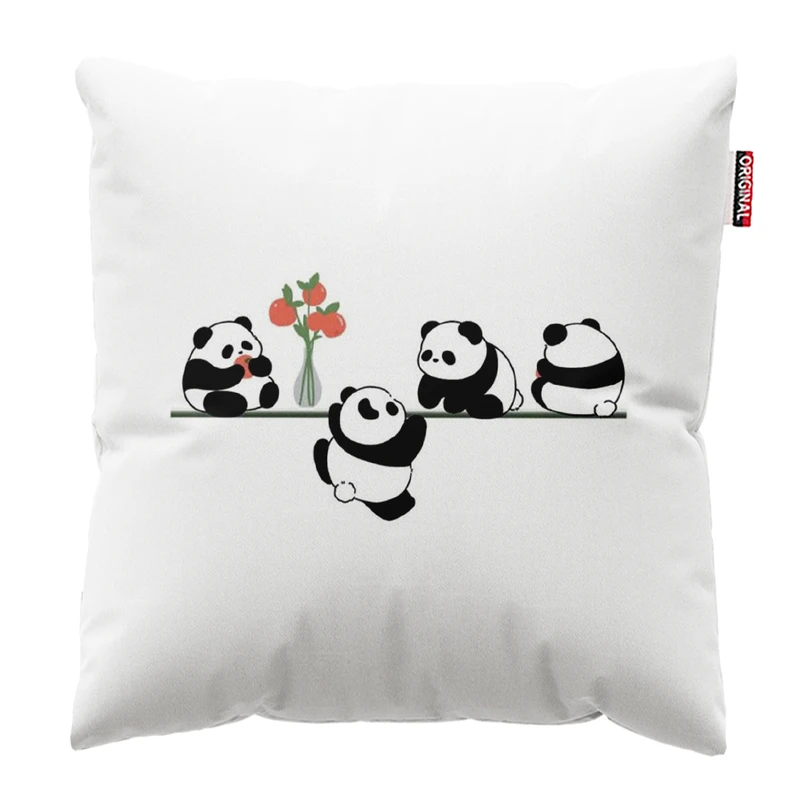 کوسن پاد آفرین مدل پانداهای کیوت کد 362 سایز 30*30 سانتی متر