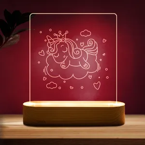 چراغ خواب اتاق کودک ارسا مدل یونیکورن کوچولو