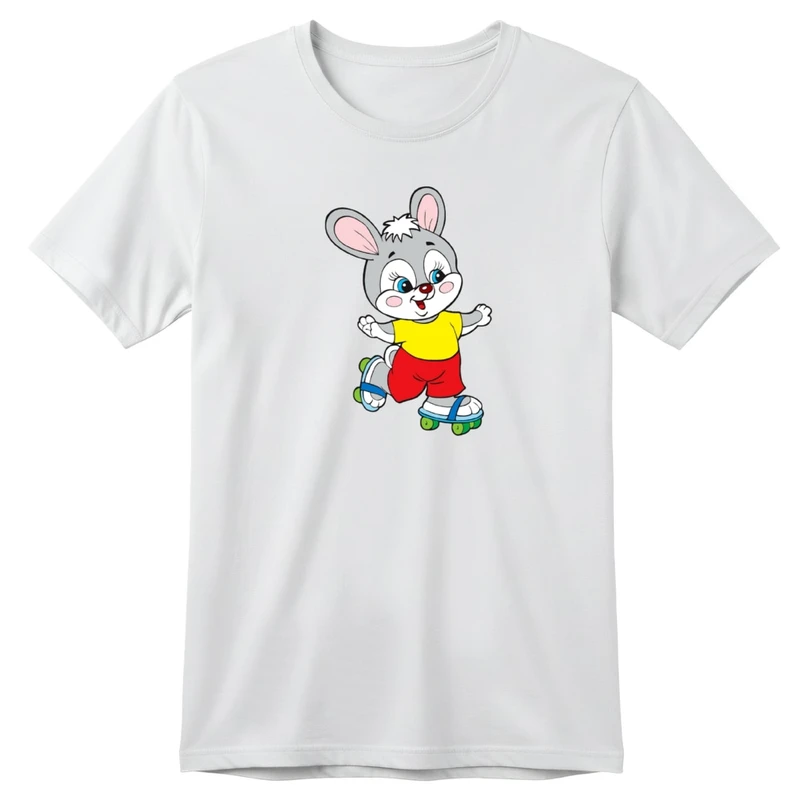 تی شرت آستین کوتاه بچگانه مدل خرگوش کد 06