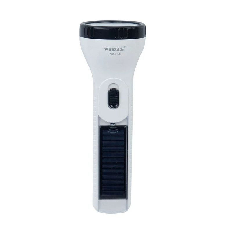 چراغ قوه دستی ویداسی مدل WD-340S SOLAR با نور مهتابی