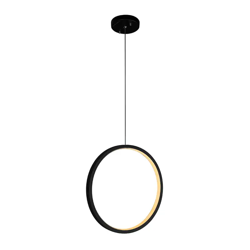 چراغ آویز یک شعله چشمه نور کد L6368/1-BK