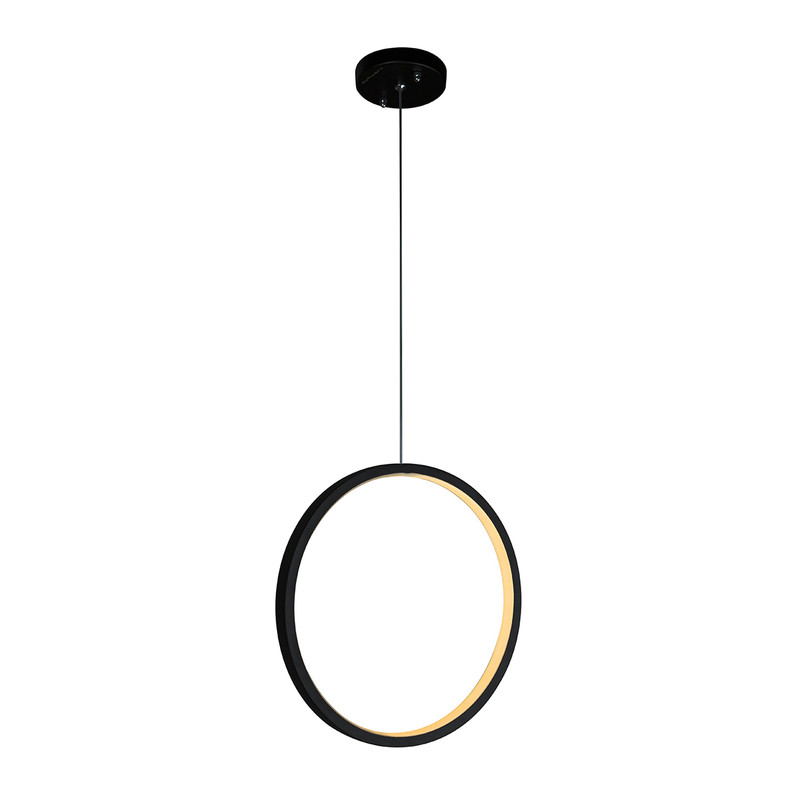 چراغ آویز یک شعله چشمه نور کد L6368/1-BK