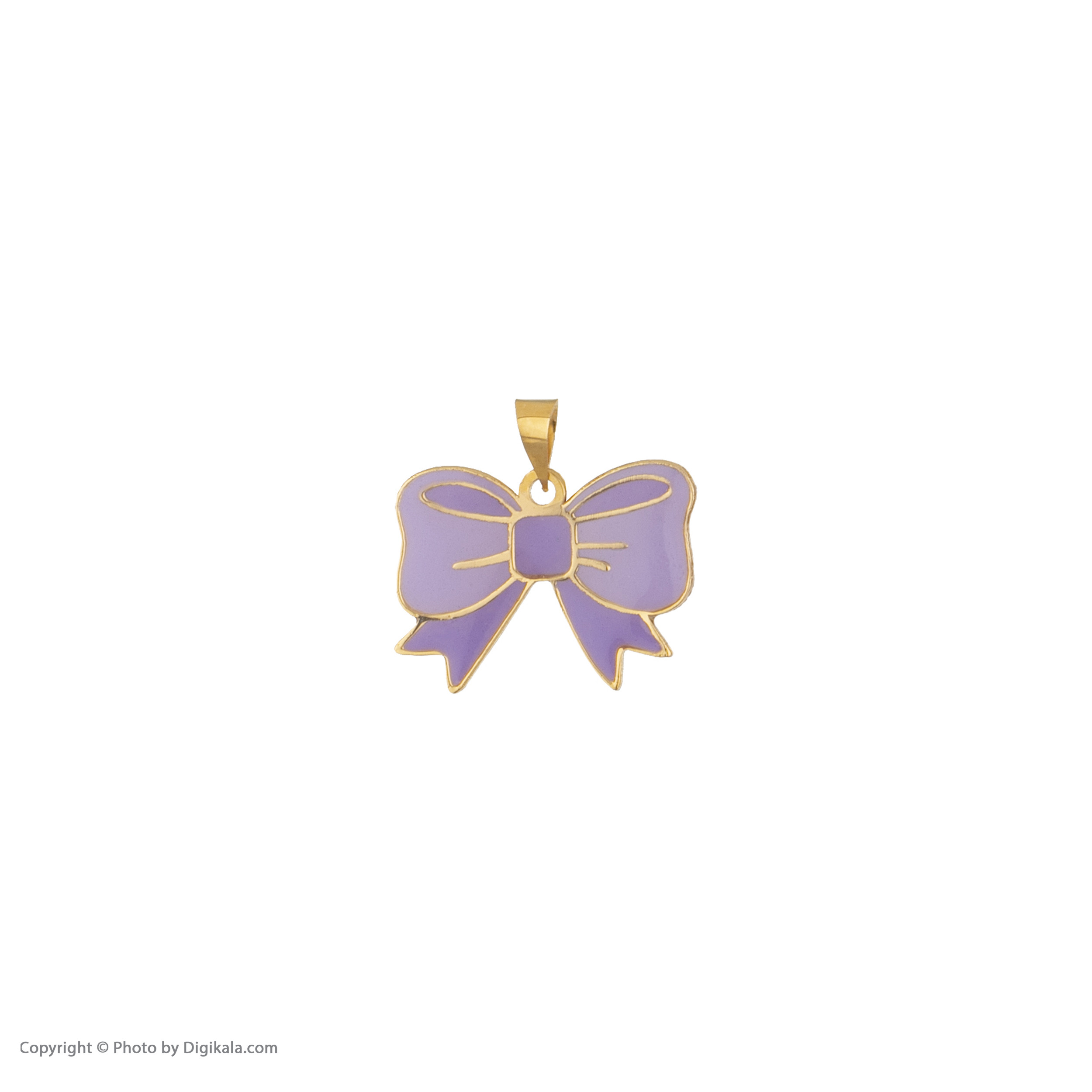 آویز گردنبند طلا 18 عیار دخترانه مدل 01