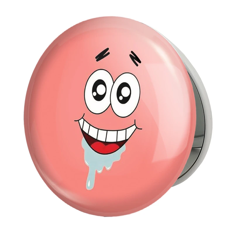 آینه جیبی خندالو طرح پاتریک باب اسفنجی مدل تاشو کد 1346 