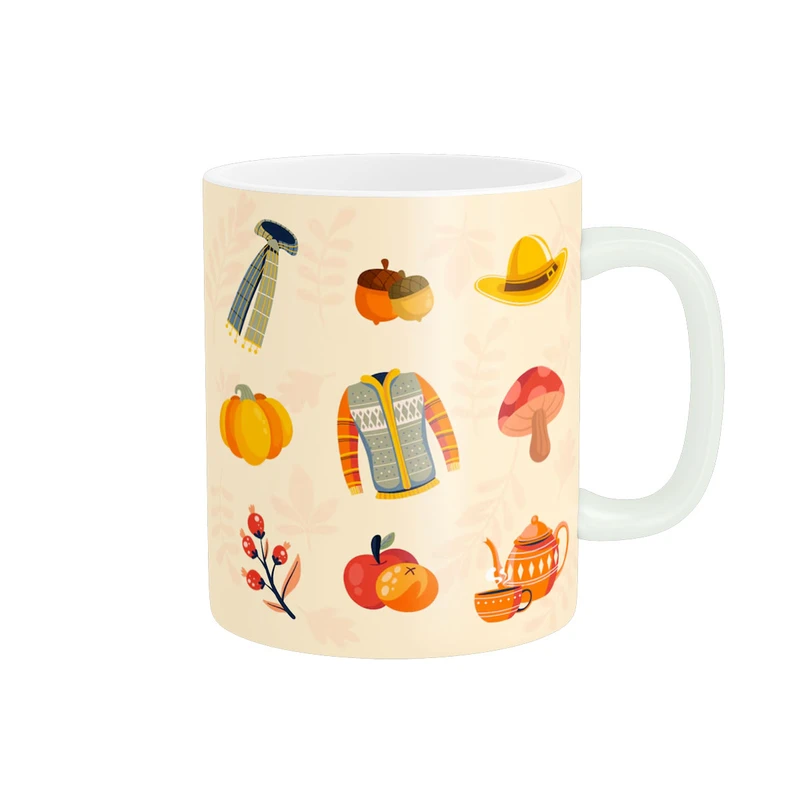 ماگ استلار طرح پاییزی کد 1732